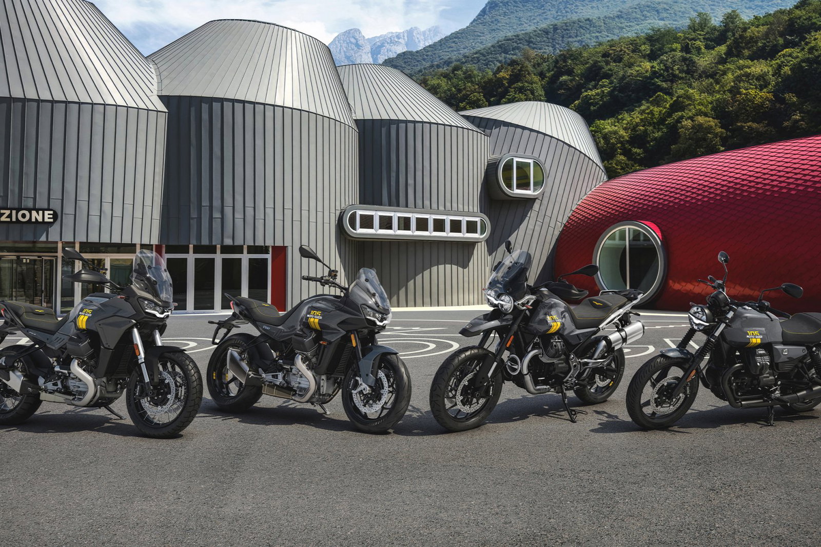 The new 105th Anniversary Moto Guzzi range