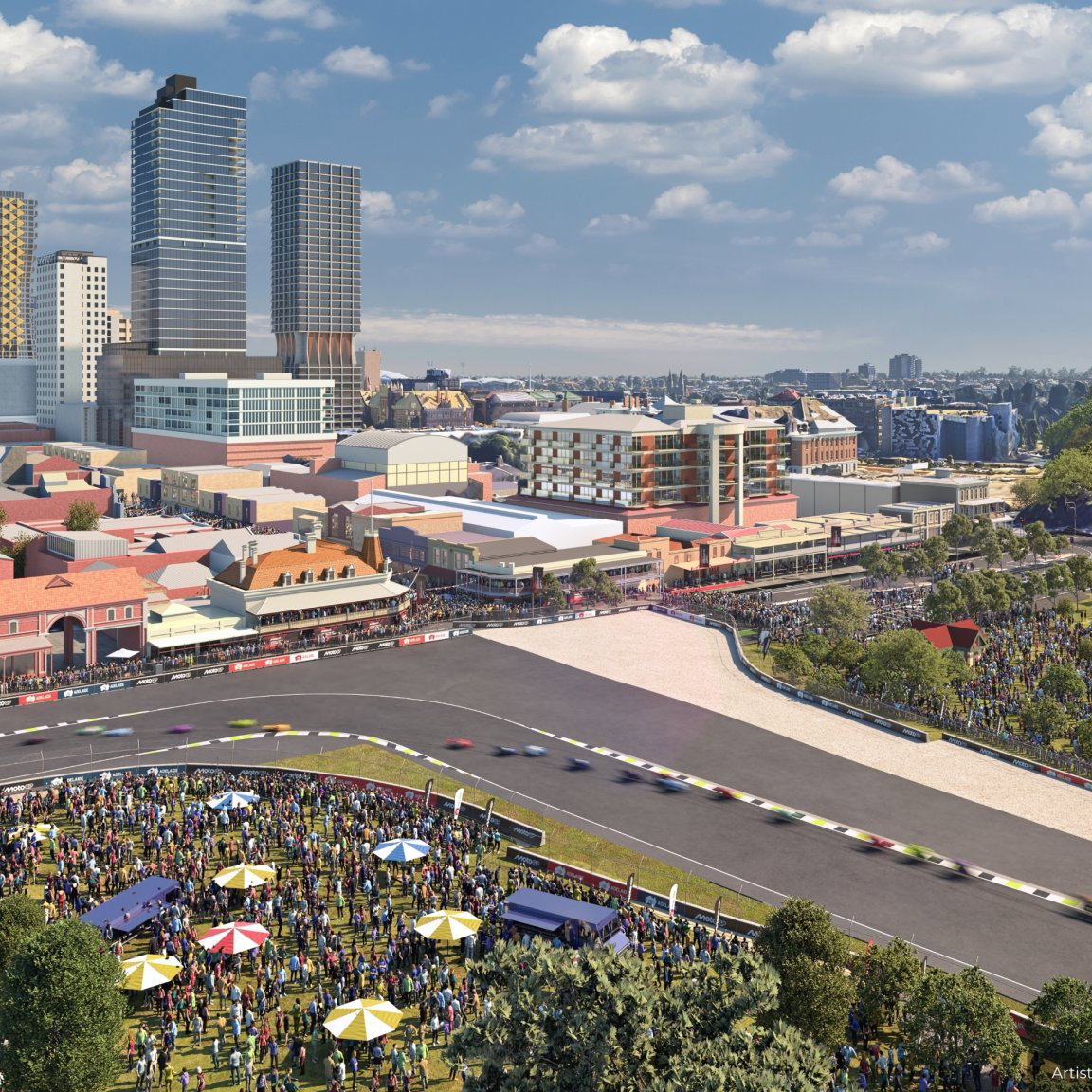 Adelaide MotoGP circuit. Credit: MotoGP.
