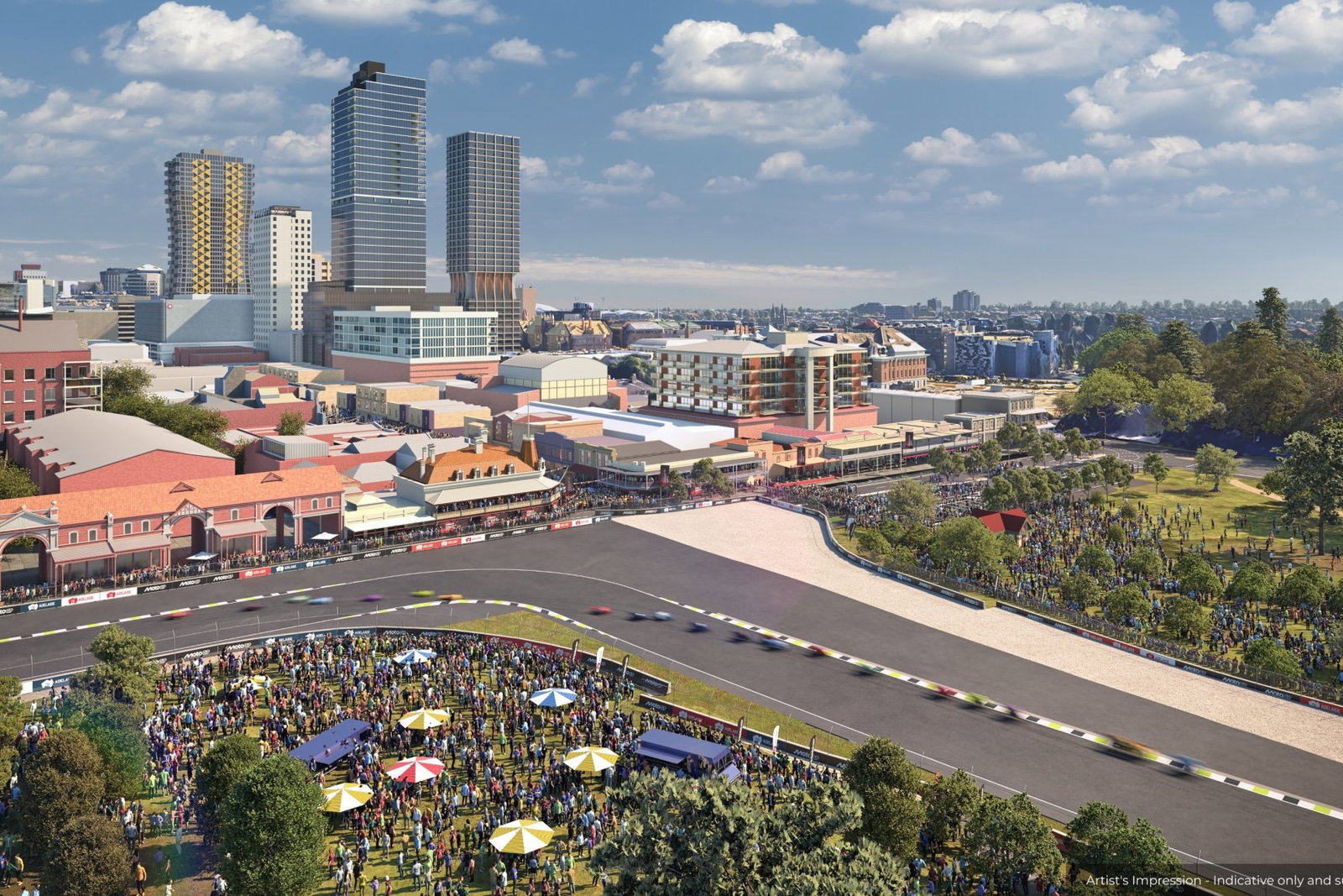 Adelaide MotoGP circuit. Credit: MotoGP.