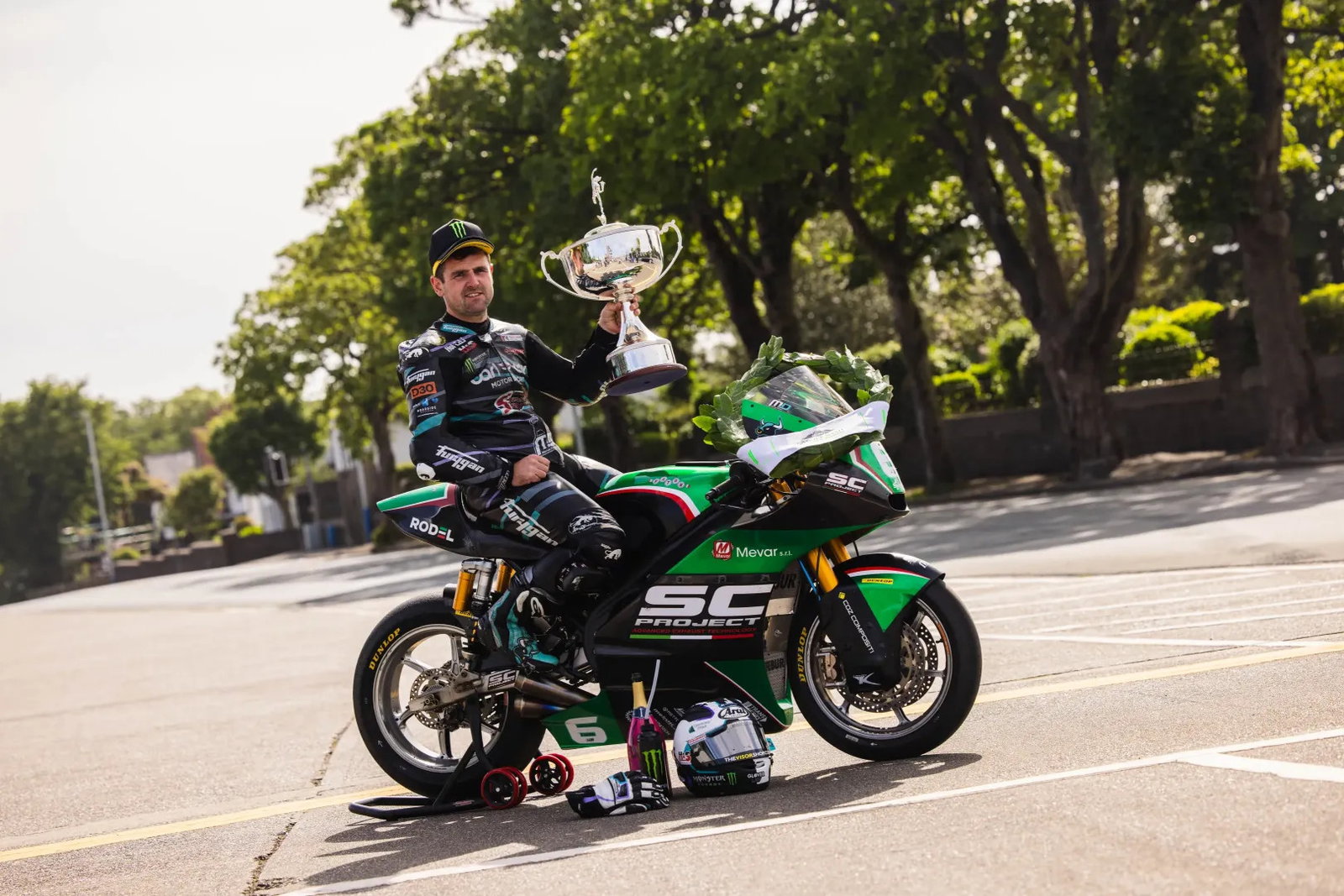 Michael Dunlop won the 2026 Sportbike TT race. Credit: Isle of Man TT.