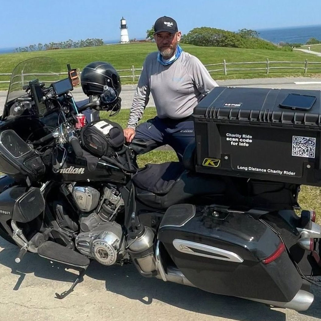 Patrick Cornell rode 201,901 miles on his Indian Pursuit