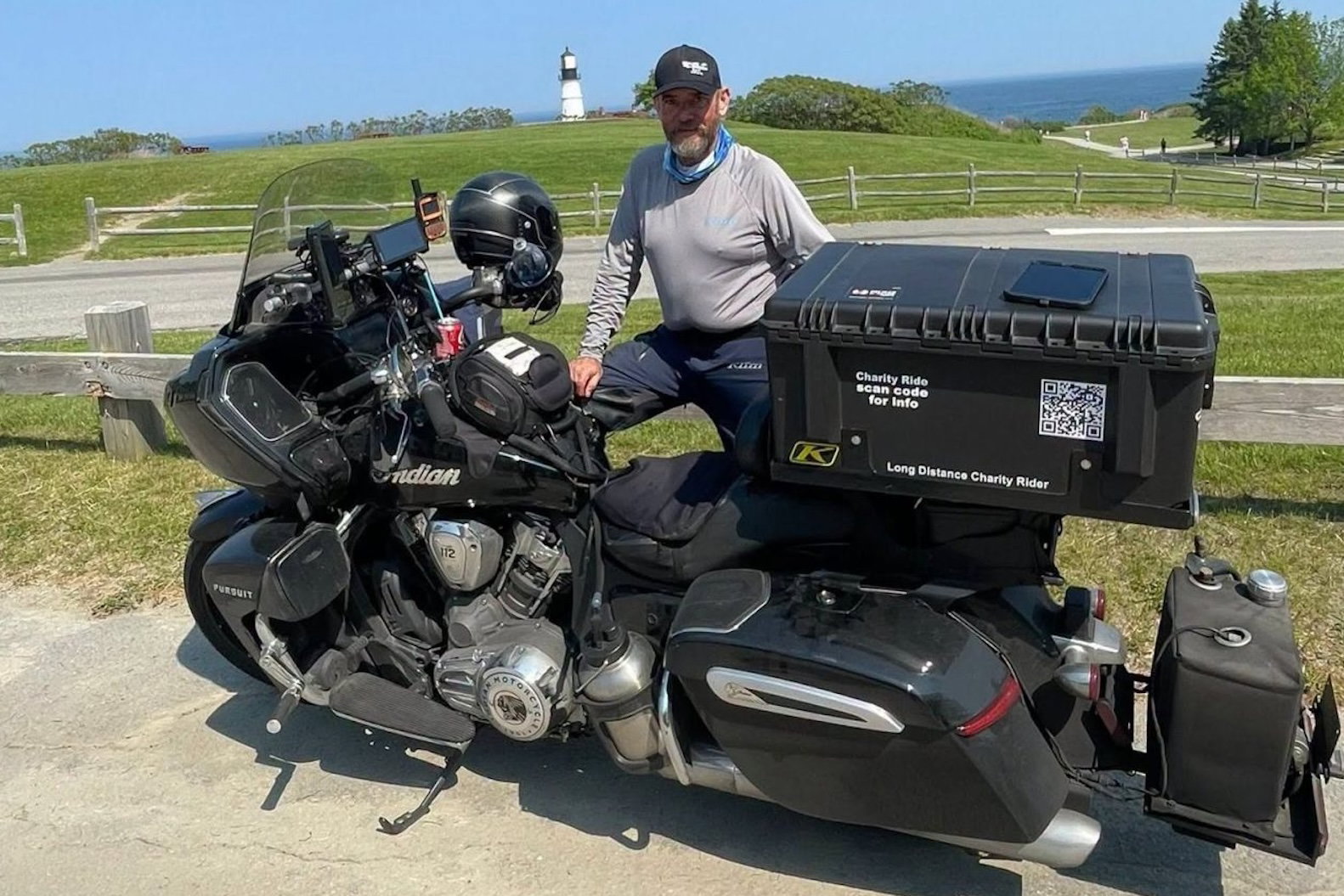 Patrick Cornell rode 201,901 miles on his Indian Pursuit