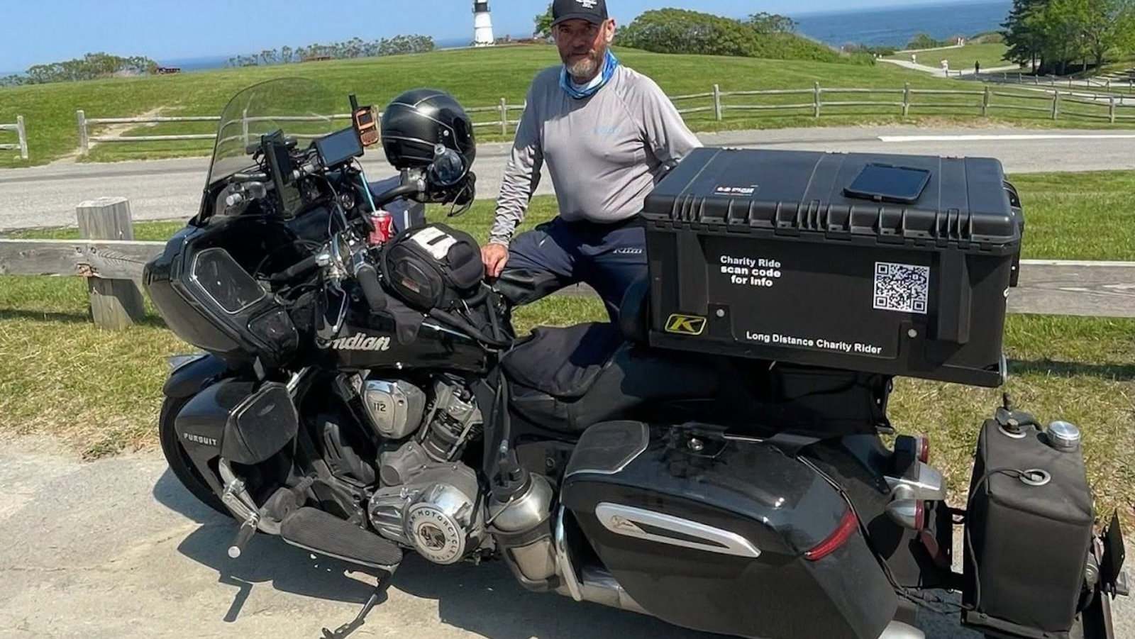 Patrick Cornell rode 201,901 miles on his Indian Pursuit