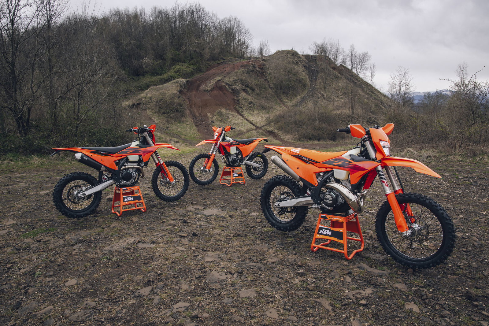 2027 KTM EXC enduro range.