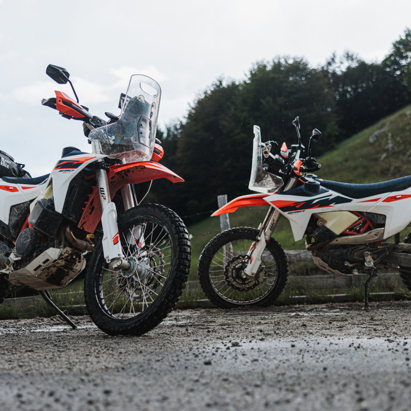 2027 KTM 690 Rally motorcycles.