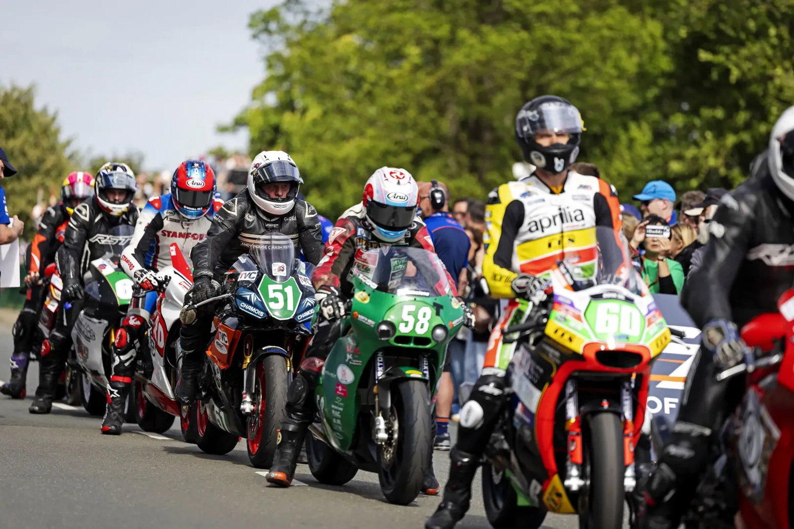Sportbike/Supertwin class at the TT. Credit: Isle of Man TT.