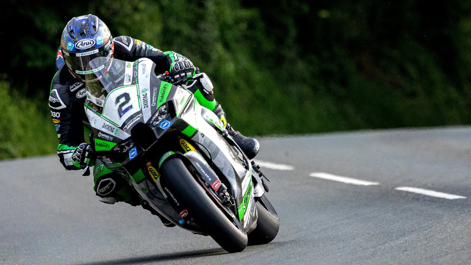 David Johnson racing at the TT. Credit: Isle of Man TT.