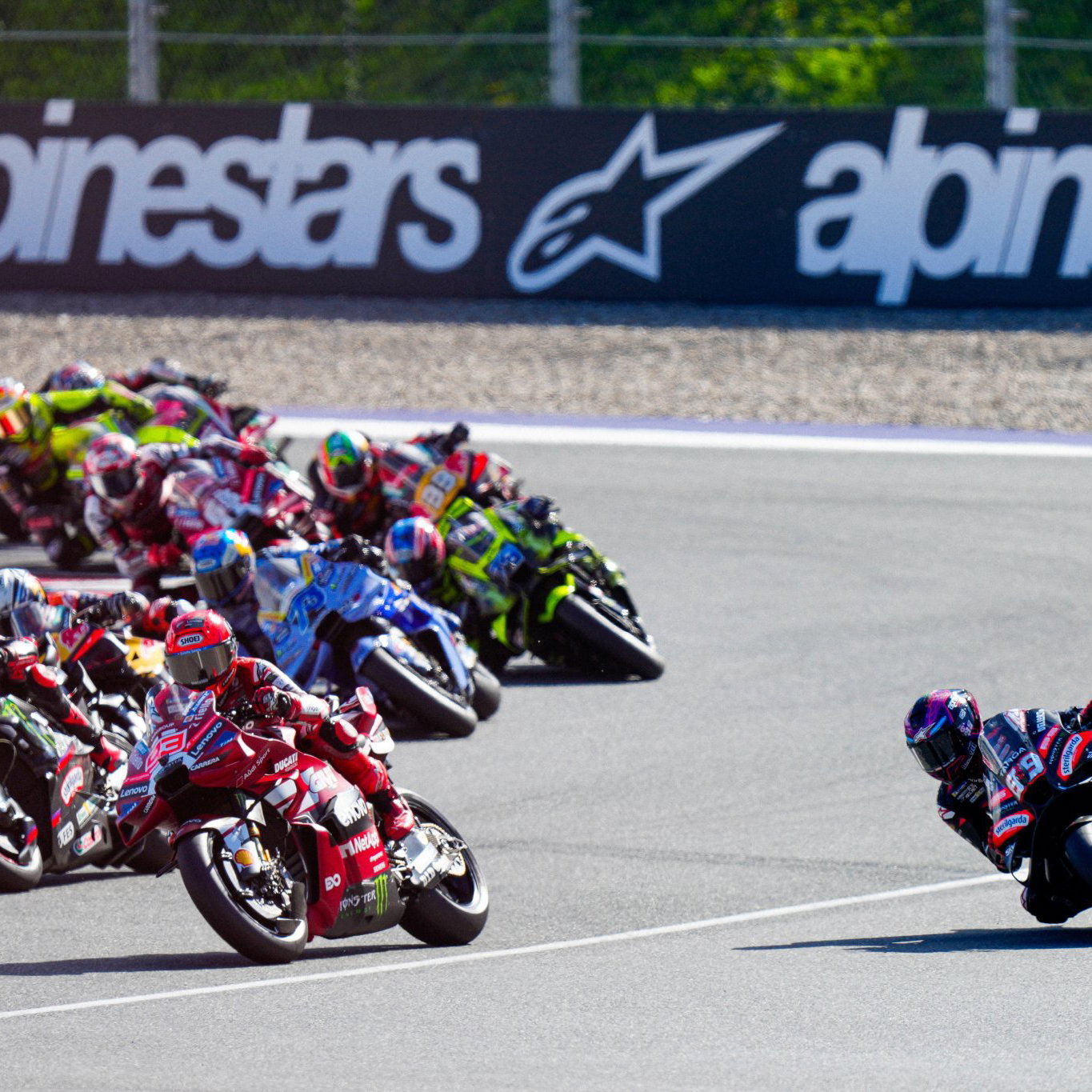 Marc Marquez, Jorge Martin, 2026 Austrian MotoGP.