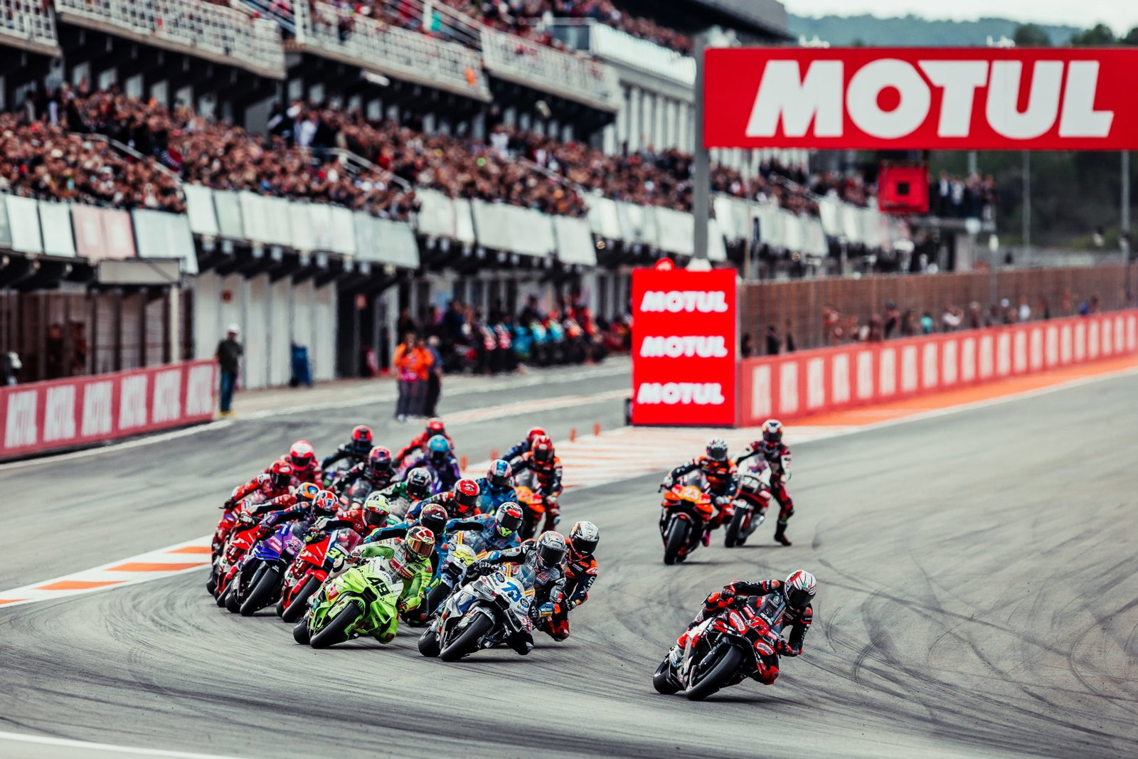 MotoGP race in Valencia.