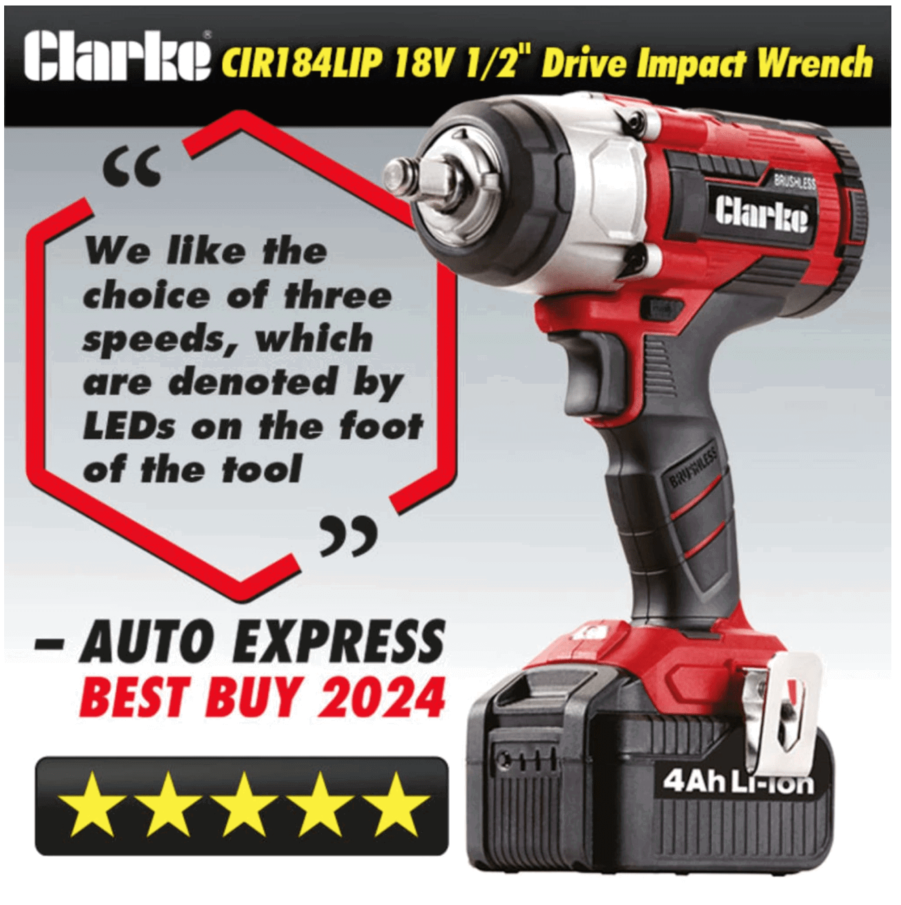 The Clarke Drive Impact Wrench.
