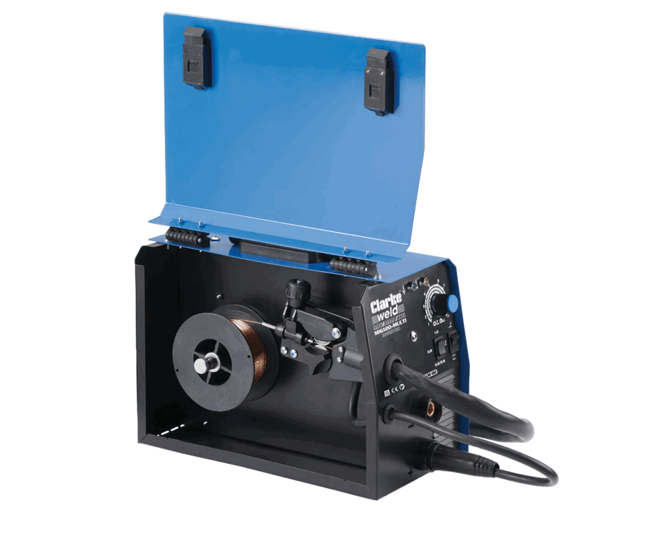 The Clarke MIG120 Multi 120A MIG / MMA / TIG Inverter Welder (230V).
