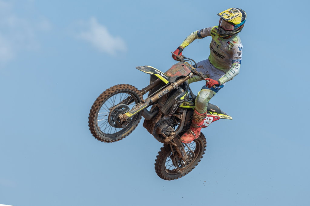 Guillem Farres racing in the MX2 class.