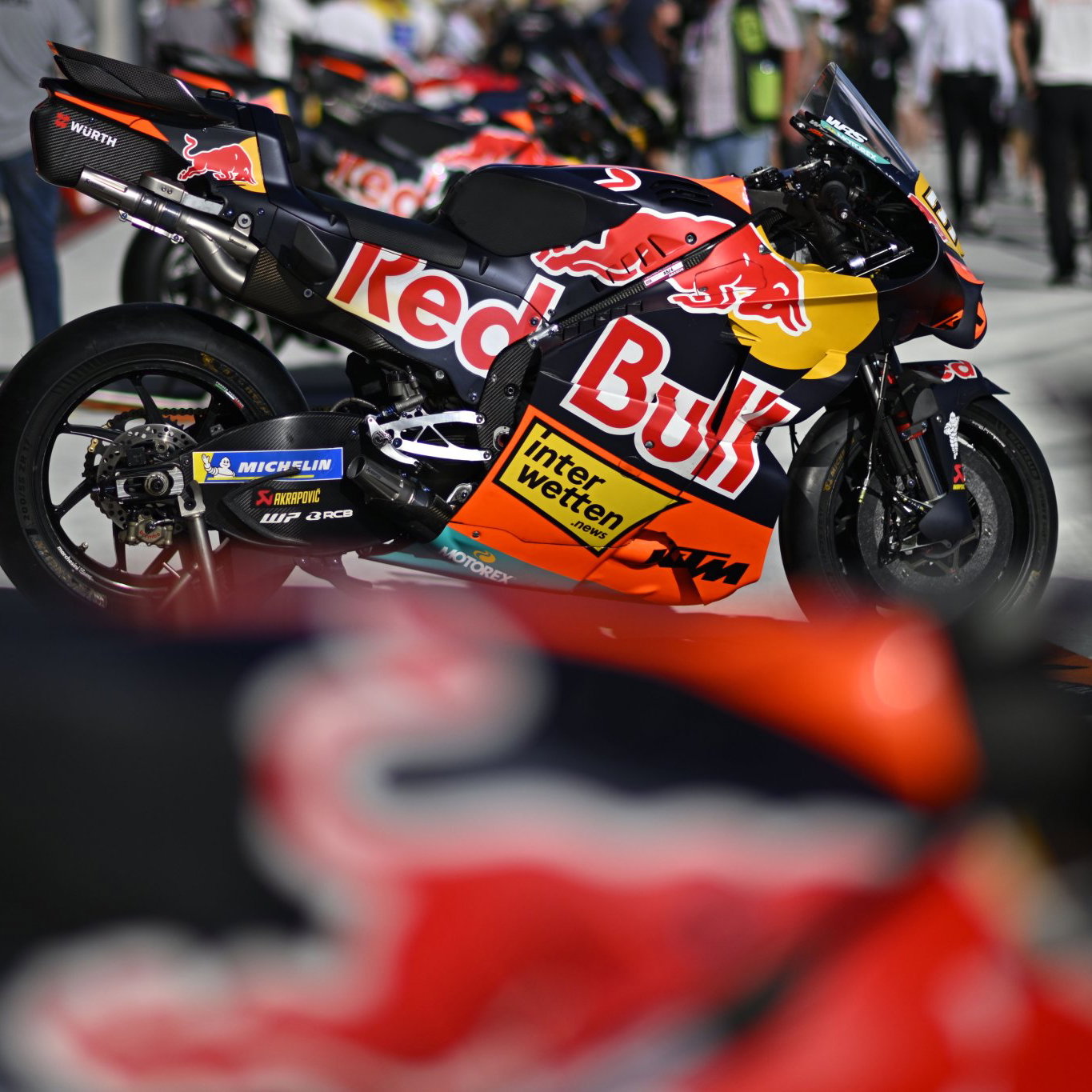KTM MotoGP bikes. Credit: Gold and Goose.