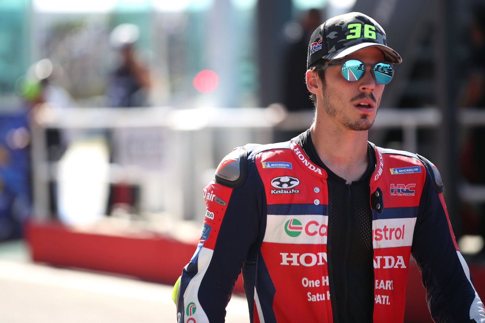 Joan Mir at the San Marino GP. Credit: Gold and Goose.
