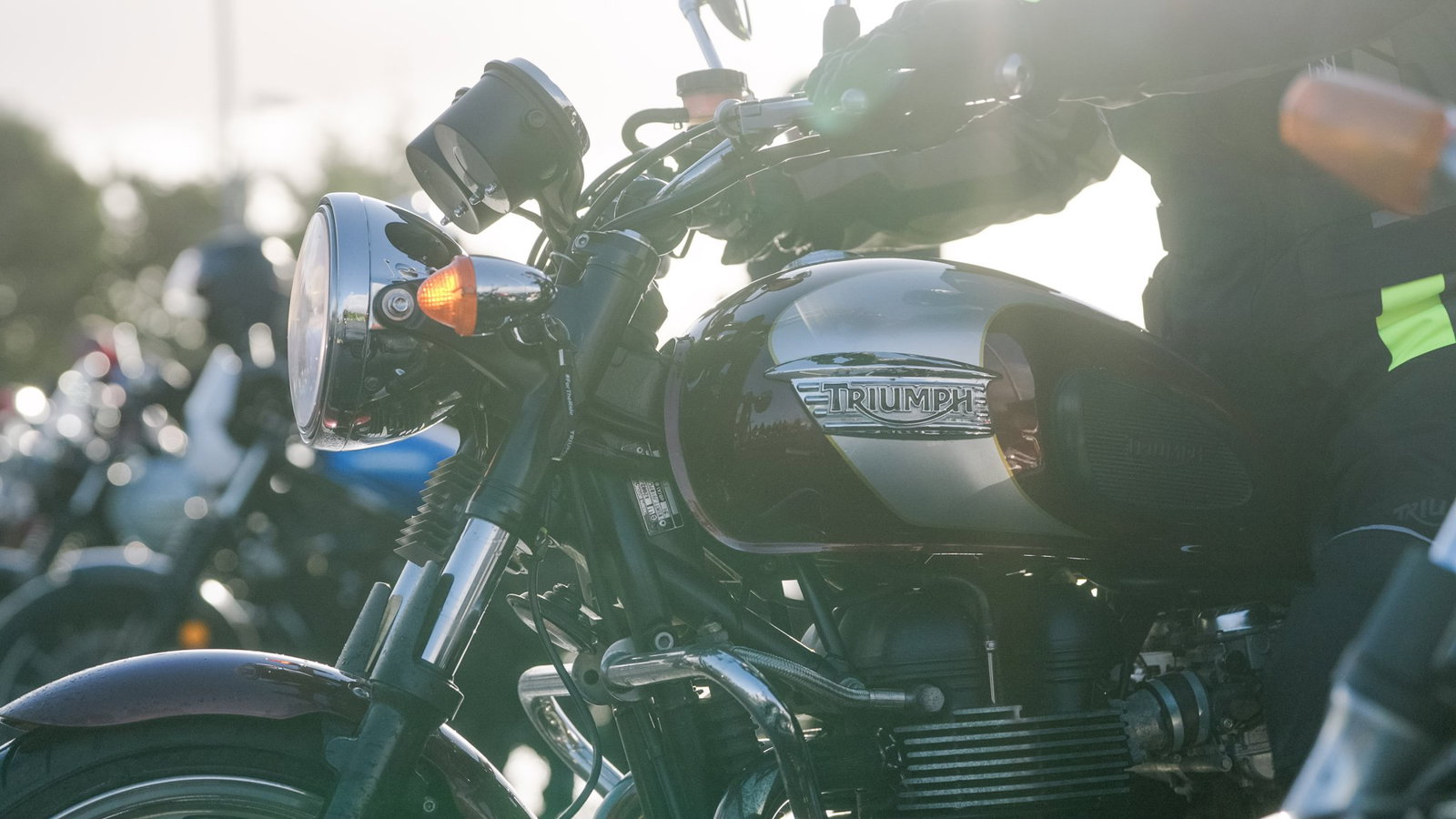 Triumph motorcycle at the Beatson Bikers 2026 event.