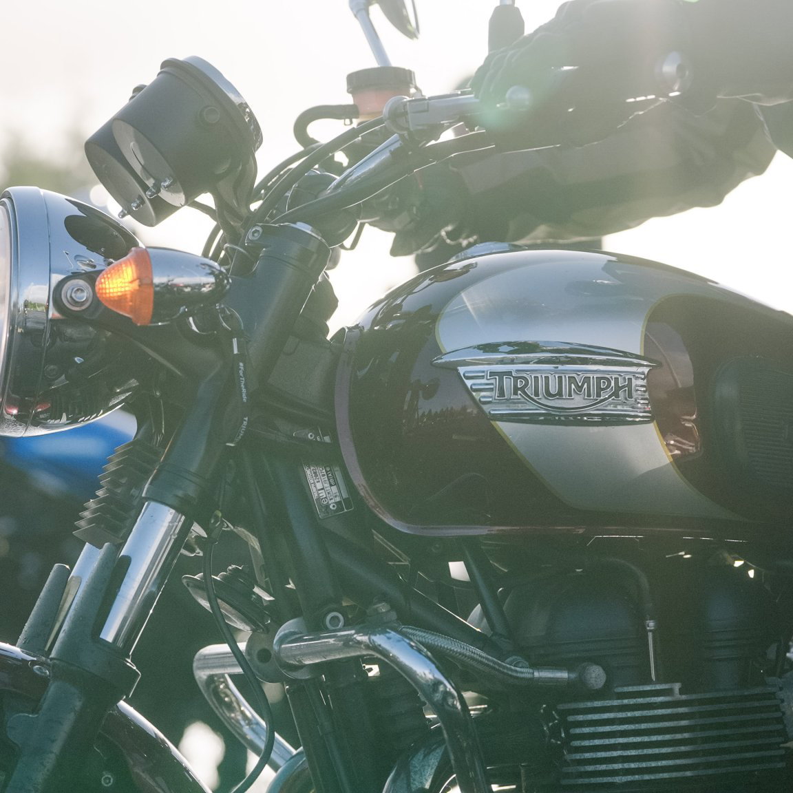 Triumph motorcycle at the Beatson Bikers 2026 event.