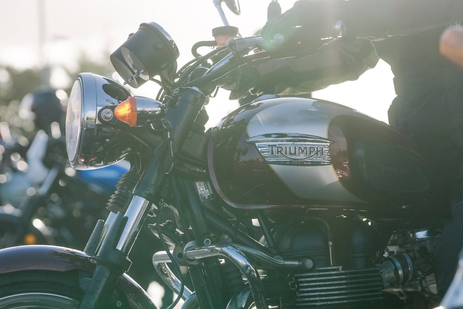 Triumph motorcycle at the Beatson Bikers 2026 event.