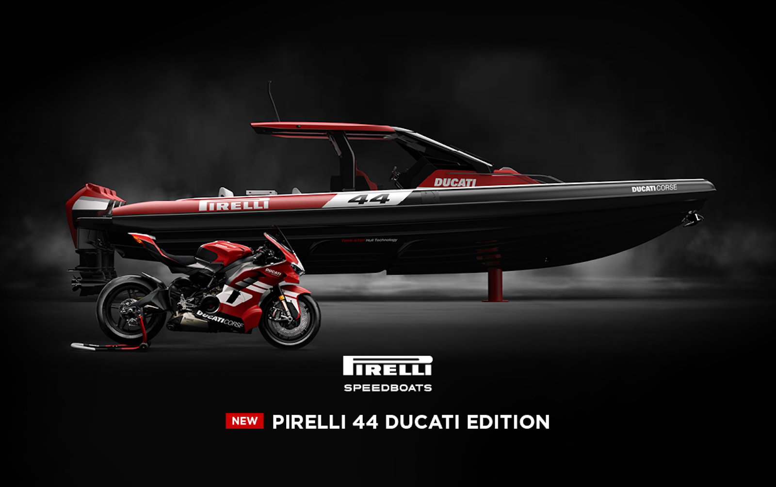 The SACS MARINE PRESENTS PIRELLI 44 Ducati RIB