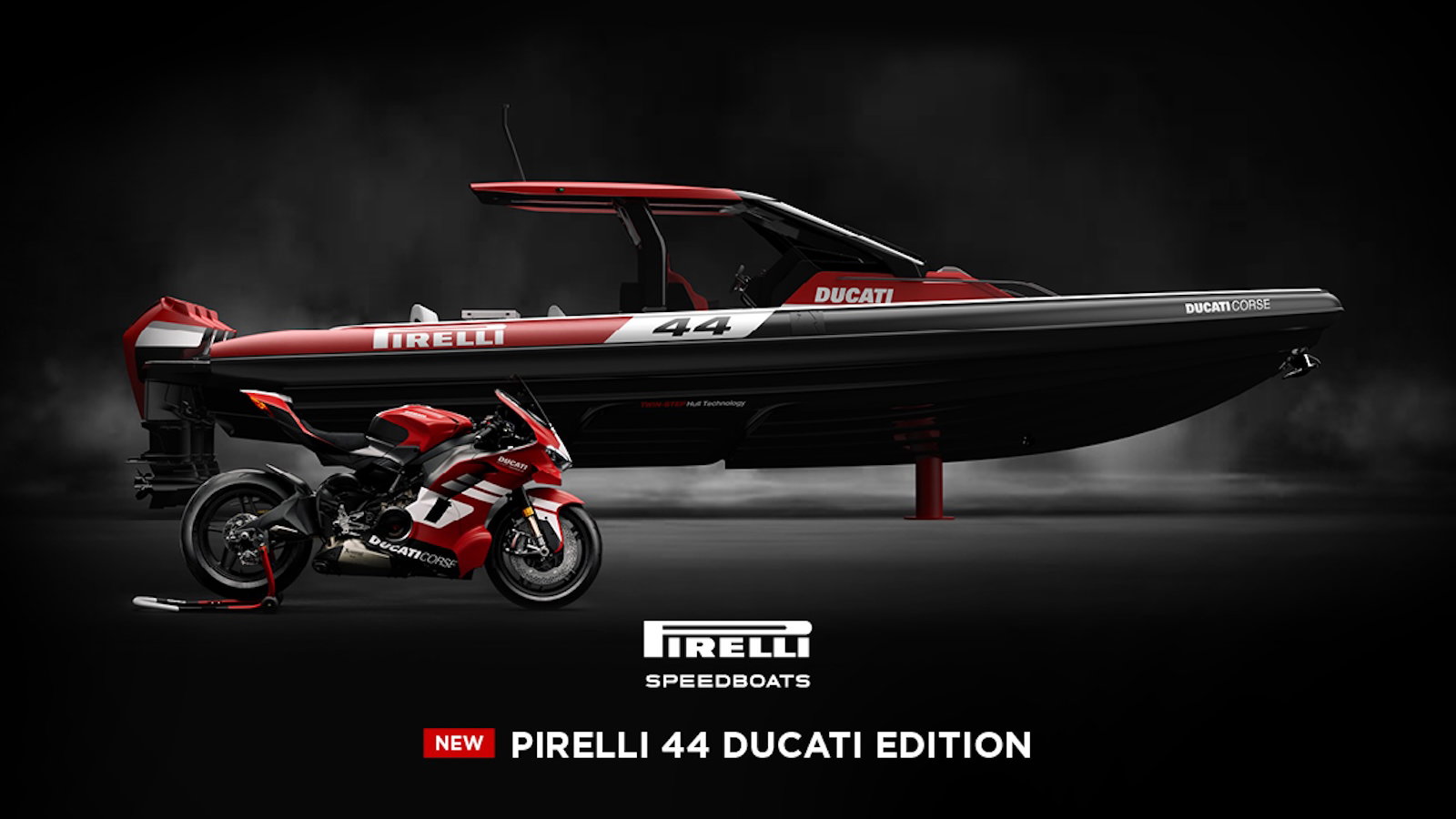 The SACS MARINE PRESENTS PIRELLI 44 Ducati RIB