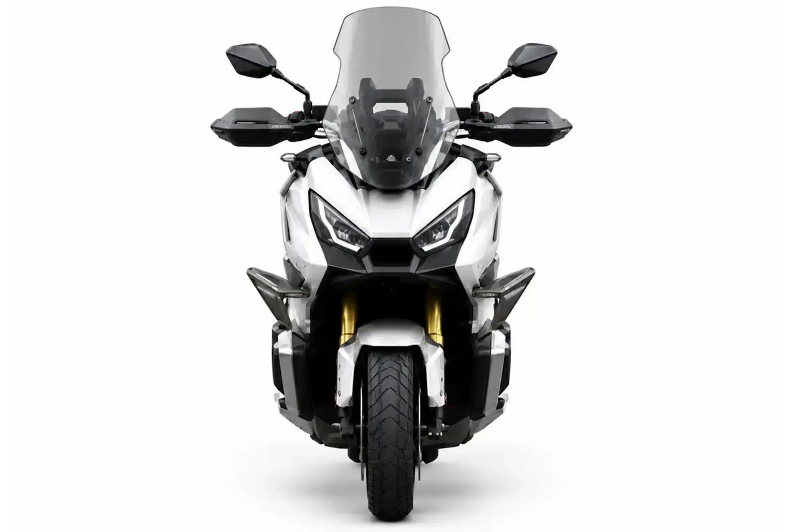 A QJ Motor 900cc maxi-scooter