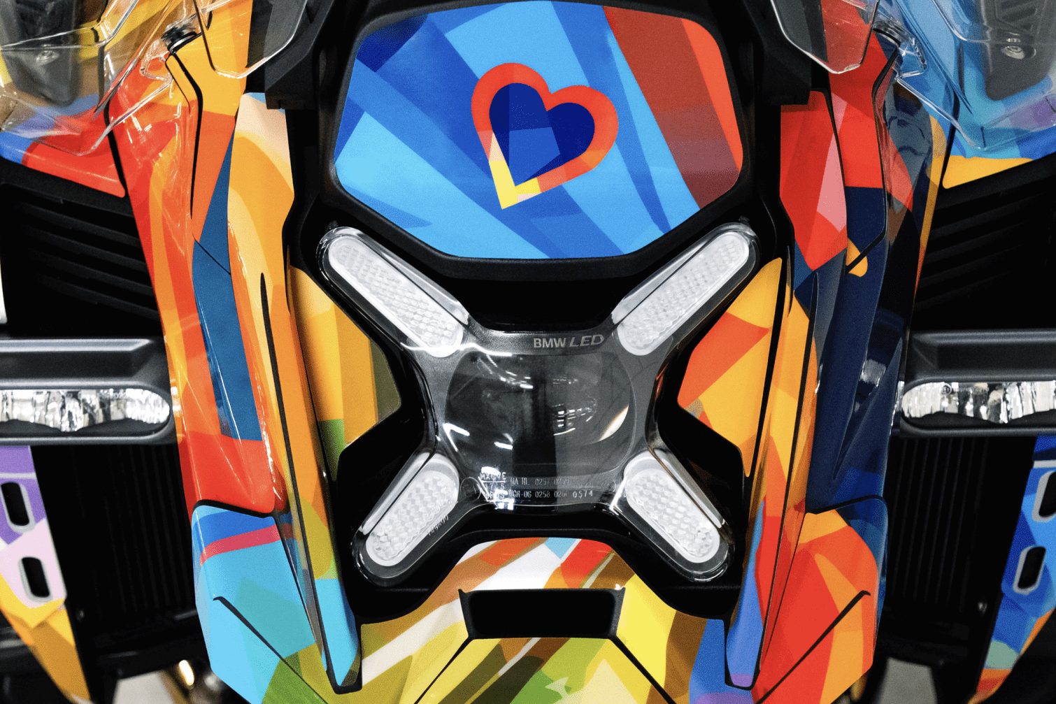 The colourful Oktoberfest BMW GS Adventure