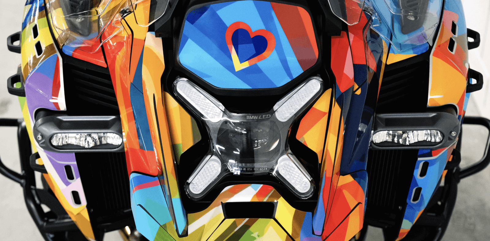 The colourful Oktoberfest BMW GS Adventure