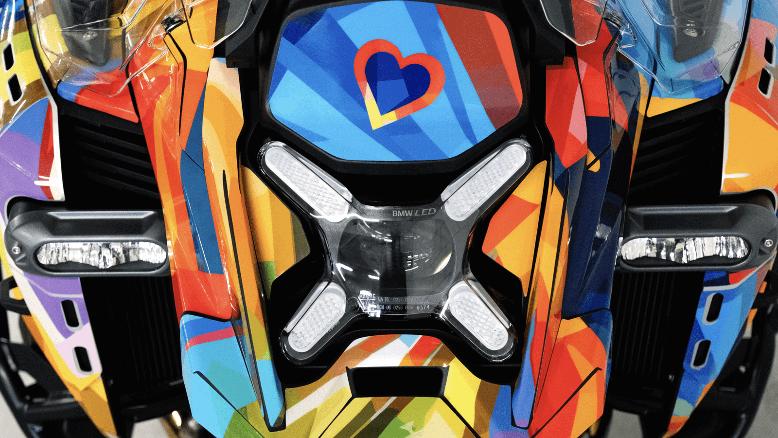 The colourful Oktoberfest BMW GS Adventure