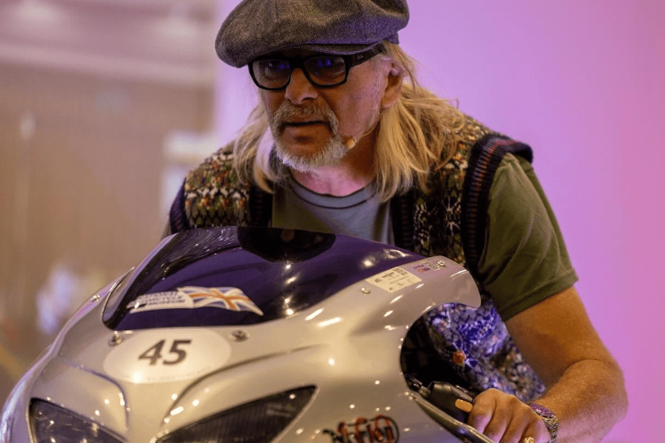 Henry Cole at the National Motorcycle Museum. Credit: Henry Cole/Facebook.