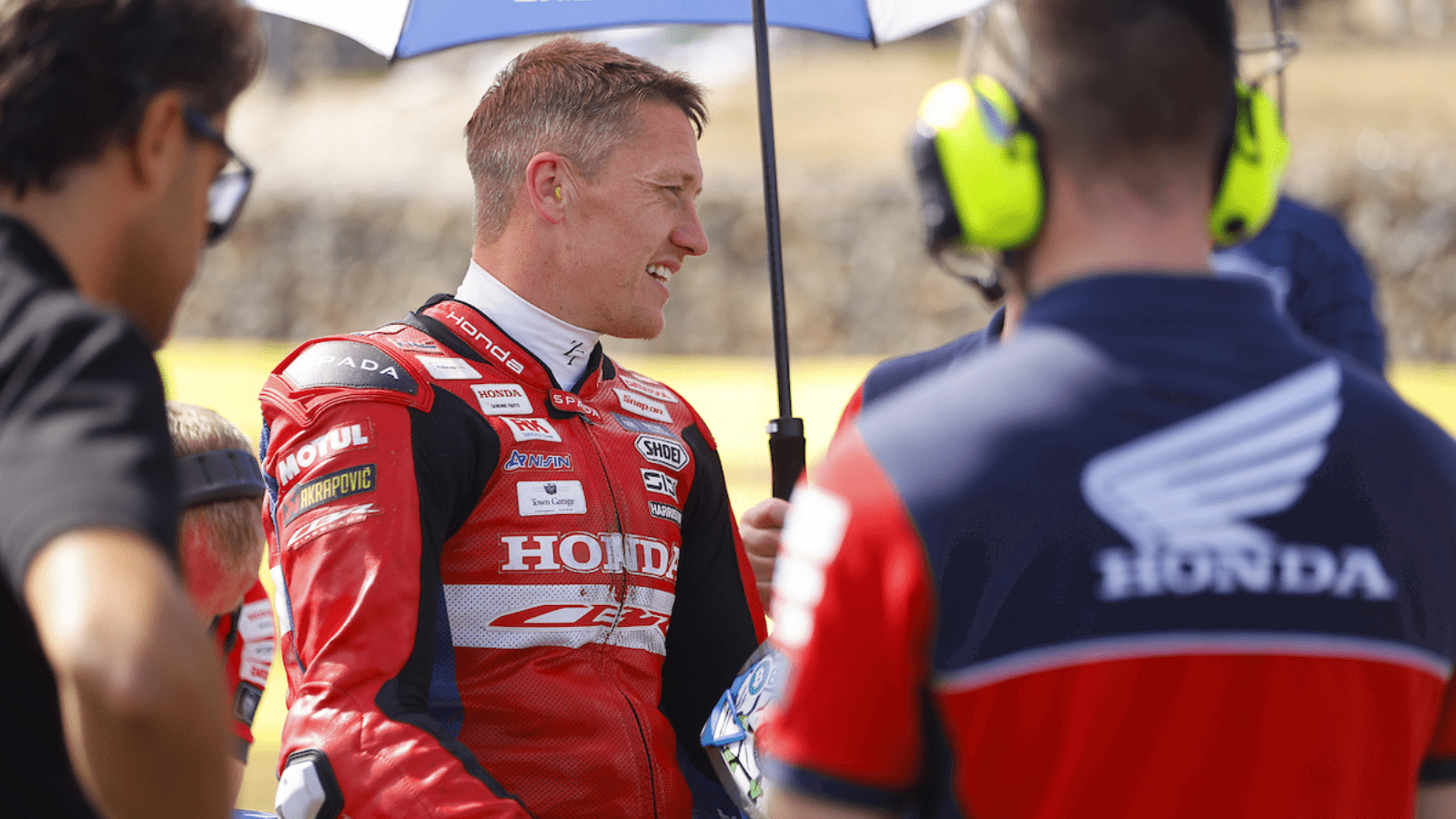 Dean Harrison won all five races he started at the Oliver's Mount event.