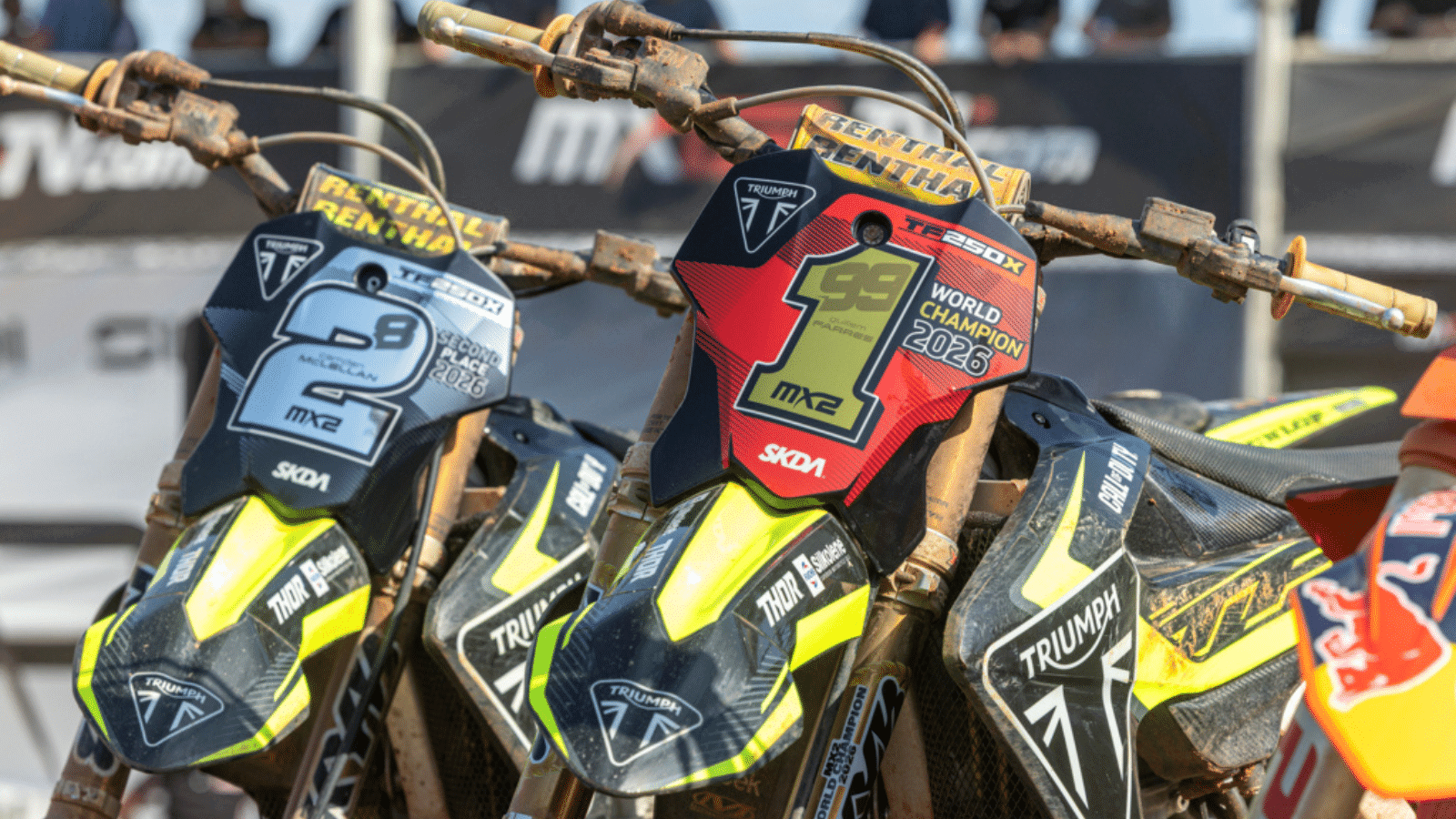 Triumph's title-winning TF 250-X.