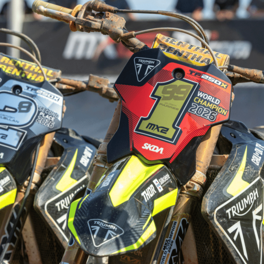 Triumph's title-winning TF 250-X.