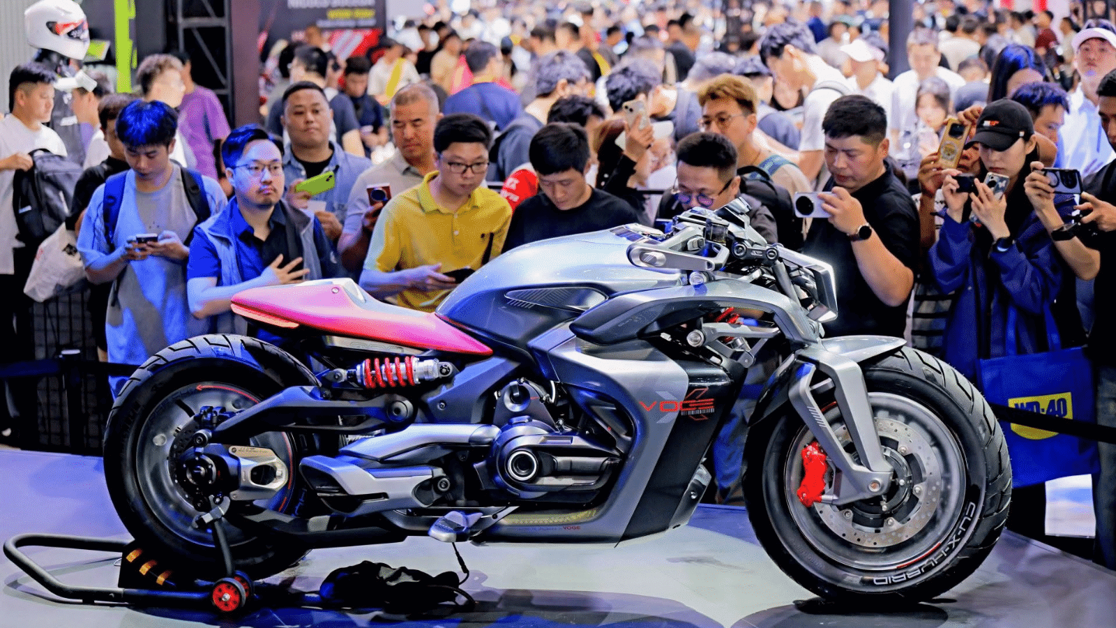 Voge CU-X Hybrid Concept at CIMA 2026. Credit: Voge/Facebook.