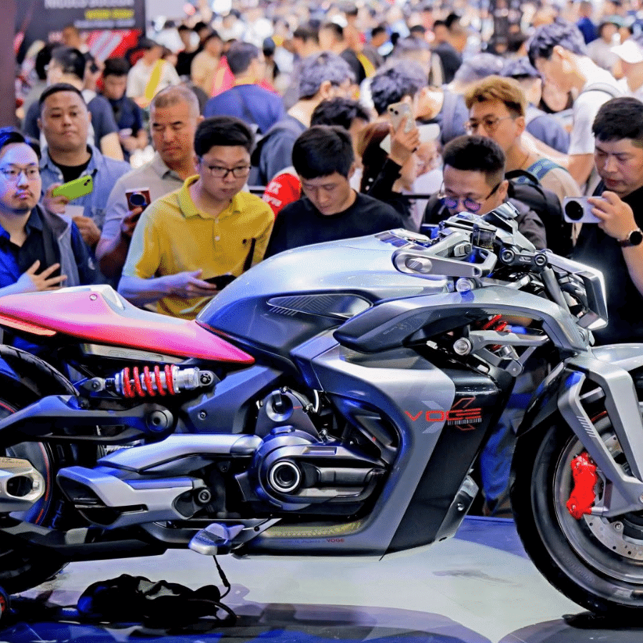 Voge CU-X Hybrid Concept at CIMA 2026. Credit: Voge/Facebook.