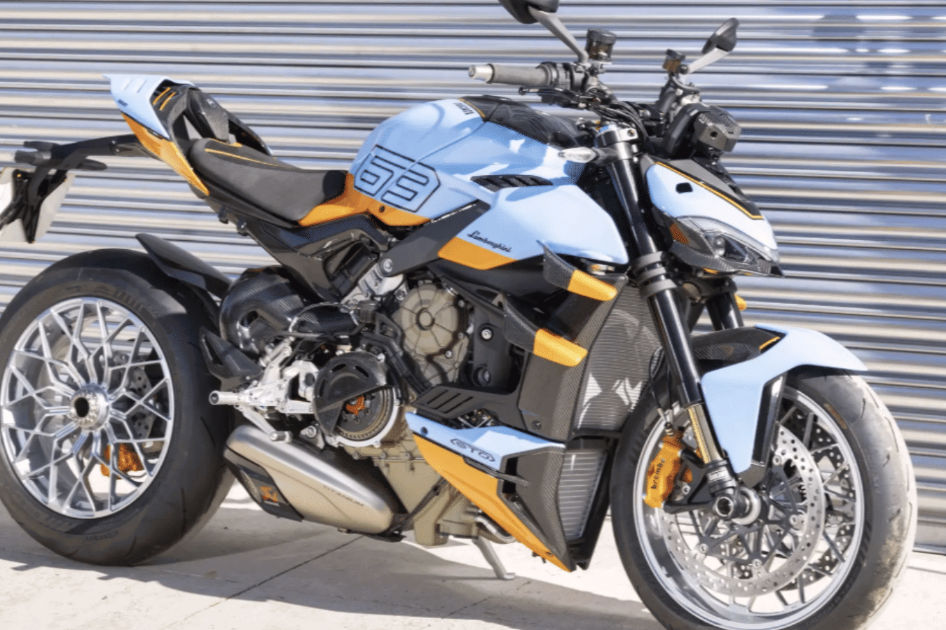 A Ducati Streetfighter V4 S from the Speciale Clienti series. Credit: Iconic Auctioneers.