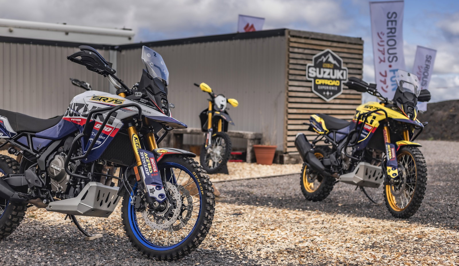 The bikes on offer (V-Strom 1050s are on the horizon)