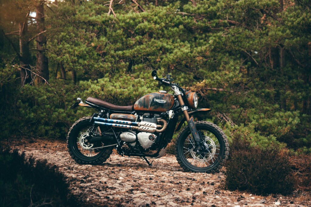 The UK's Triumph Originals custom bike.