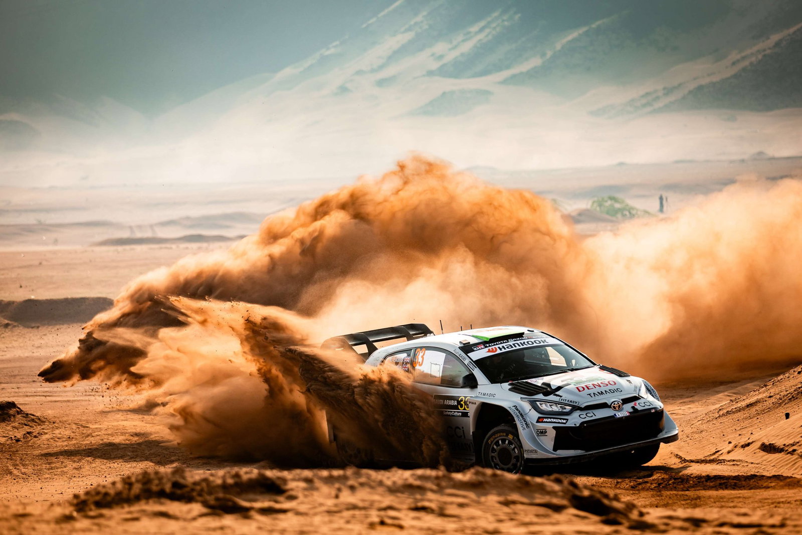 WRC Rally Saudi Arabia 2025, Elfyn Evans / Scott Martin | Credit @WRC