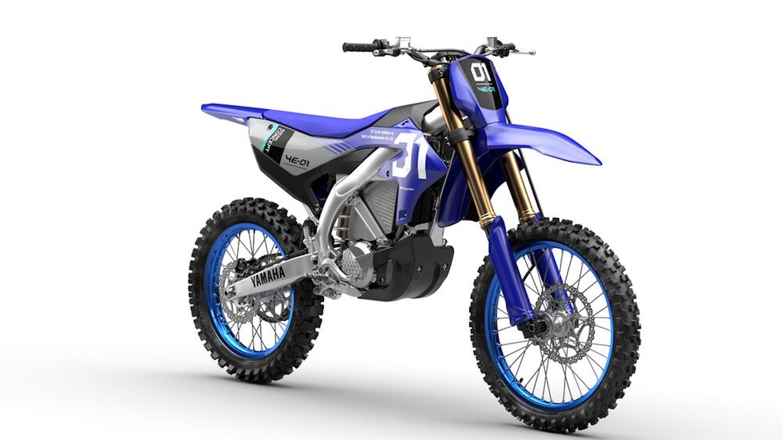 The Yamaha YE-01 electric MX bike
