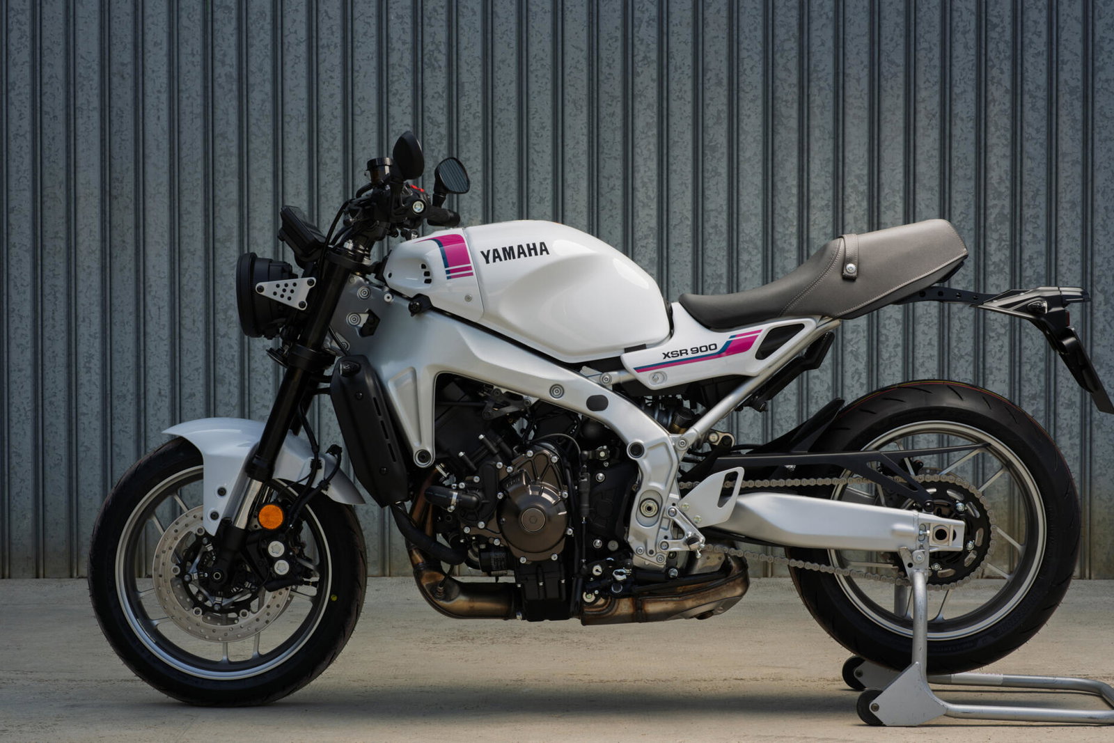 New Yamaha XSR900 motorcycle.