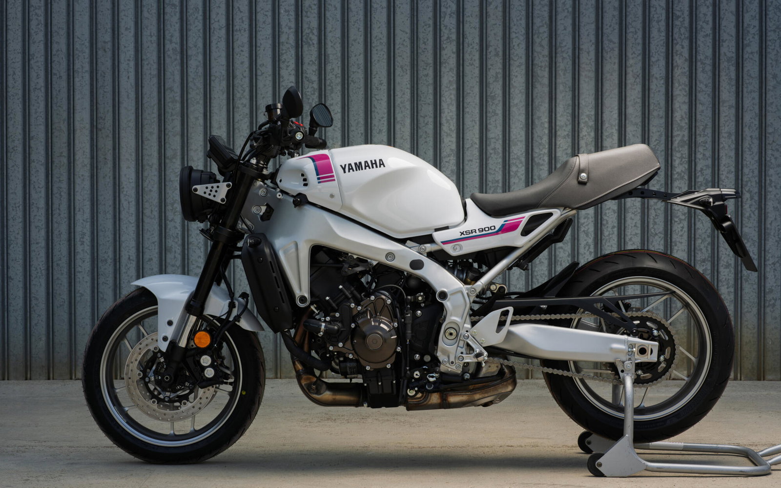 New Yamaha XSR900 motorcycle.