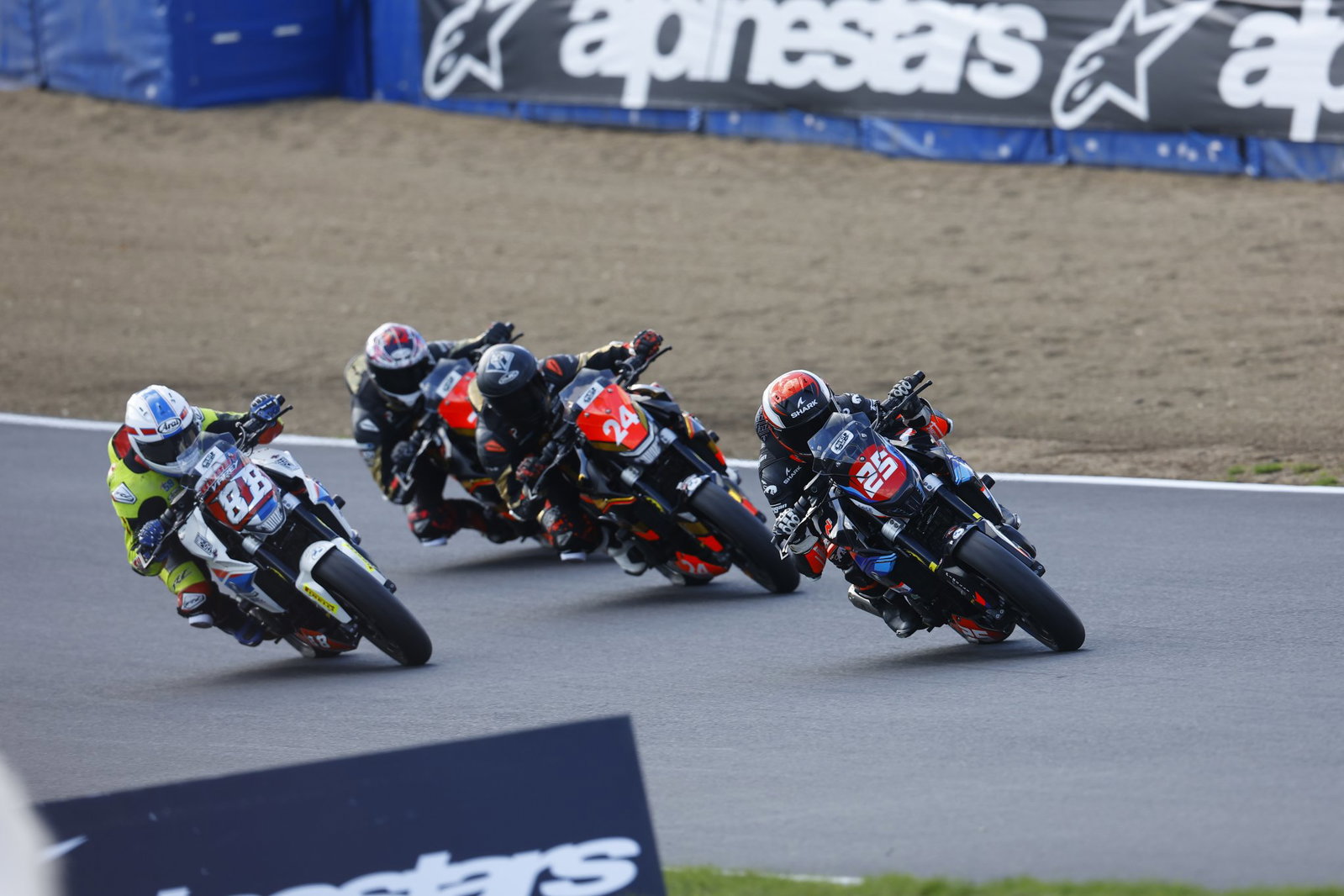 BMW F900 R Cup racing at Brands Hatch.