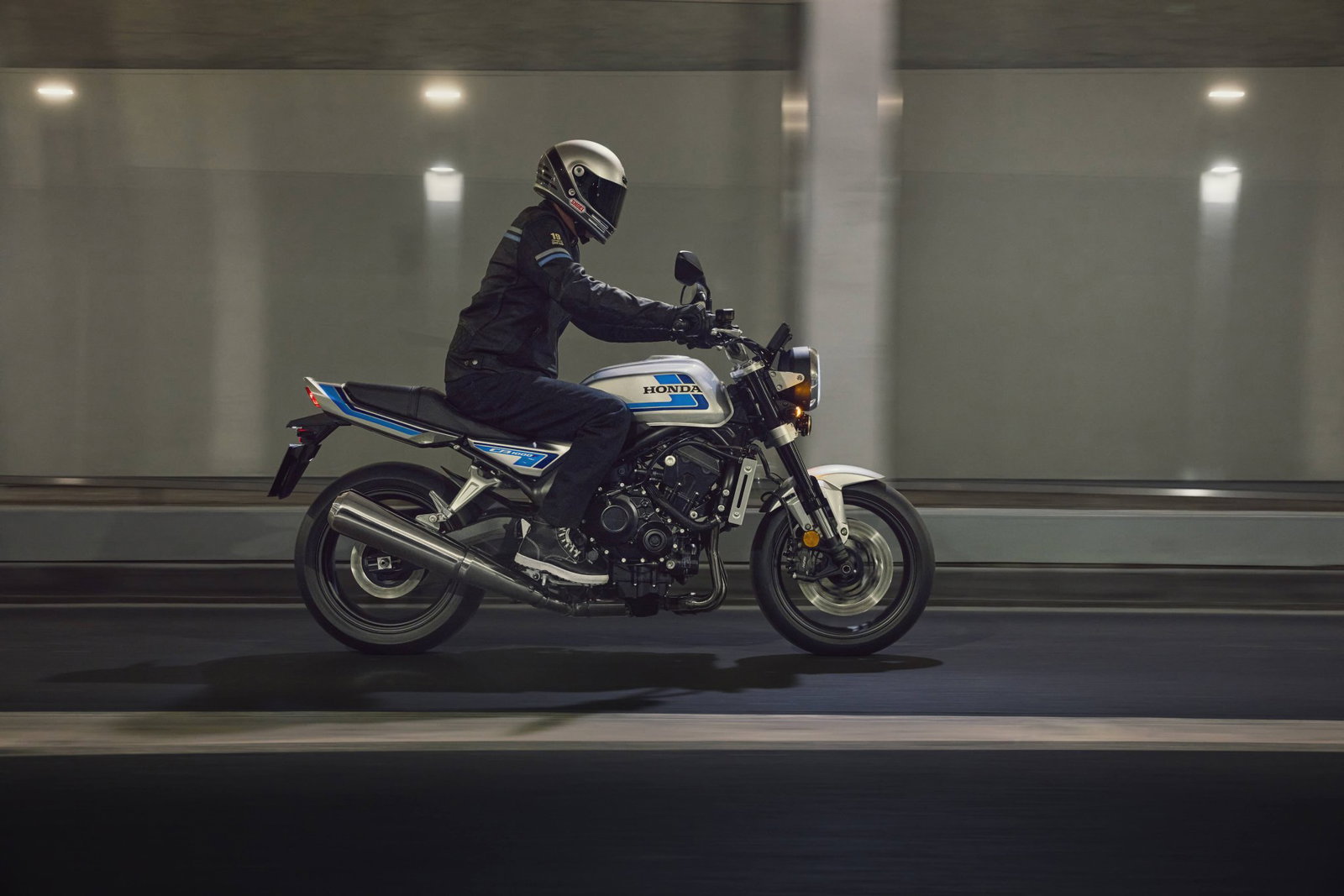 Honda CB1000F on the road.