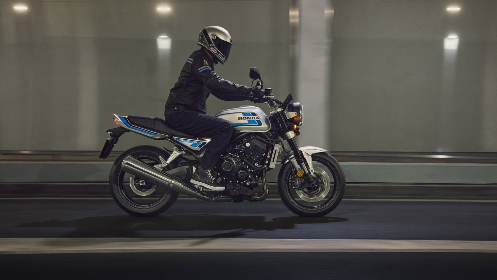 Honda CB1000F on the road.