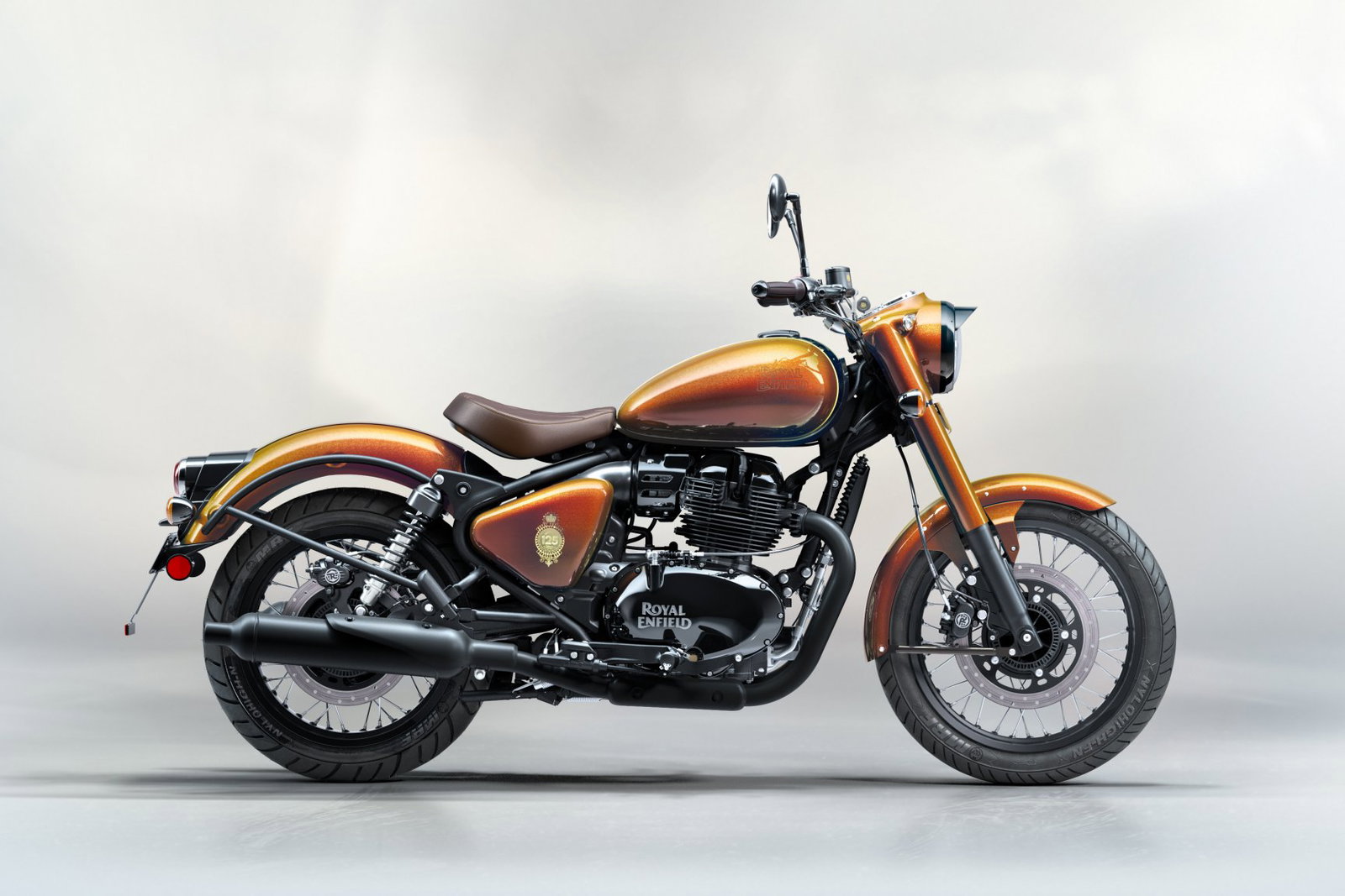 The new Royal Enfield 125th Anniversary Edition Hypershift Classic 650.