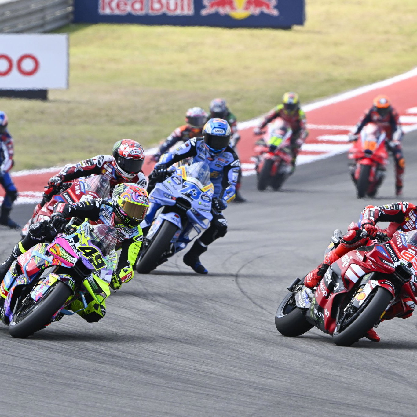 Marc Marquez, Fabio di Giannantonio, US GP. Credit: Gold and Goose.