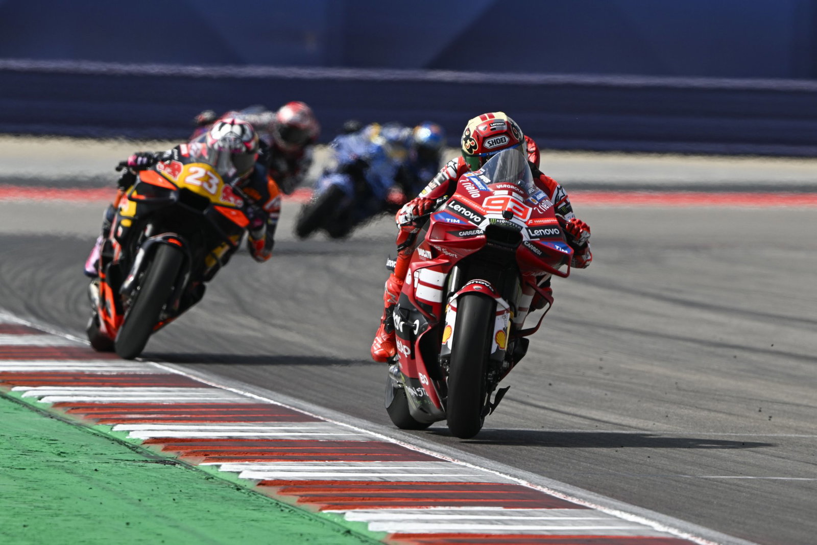 Marc Marquez at the US MotoGP. Credit: Gold and Goose.