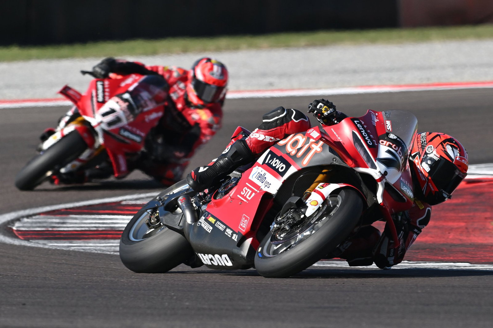 Lenovo-sponsored Ducati Panigale V4 Rs. Credit: Gold and Goose.