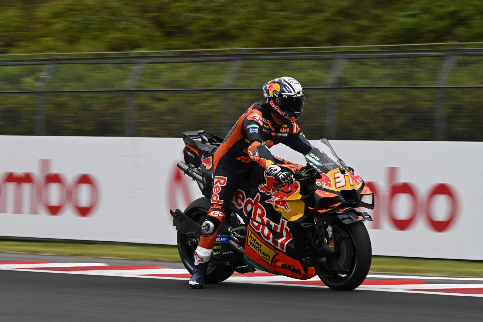 Pedro Acosta riding at Motegi. Credit: Gold and Goose.