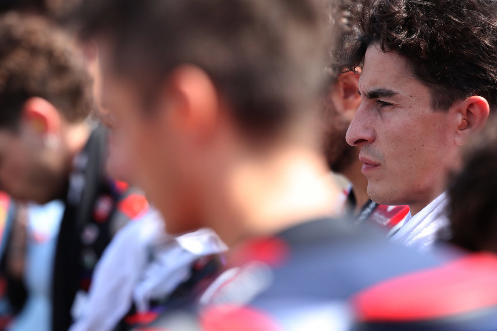 MotoGP riders including Marc Marquez. Credit: Gold and Goose.