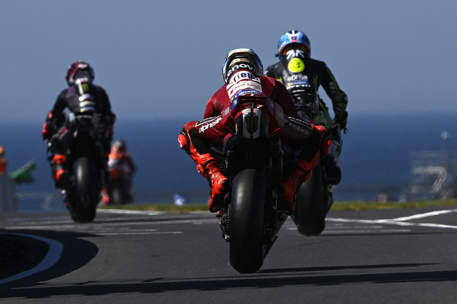 MotoGP riders at Phillip Island. Credit: Gold and Goose.